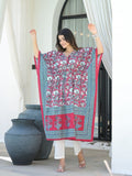 Varanga Women Ethnic Floral Printed Kaftan with Trouser