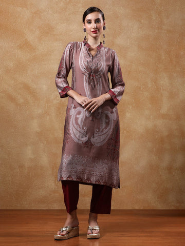 Varanga Women Paisley Printed Kurta With Trouser