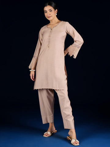 Varanga Farsi Salwar With Kurta Detailed With Peal