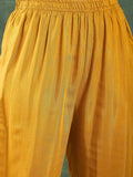 Varanga Kaftan-Style Kurta , Paired With Straight-Fit Solid Ankle-Length Trousers .