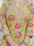 Varanga Women Floral Printed Round Neck Embroidered Kurta,Paired With Bottom And Printed Dupatta