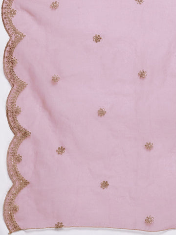 Varanga Women Beads And Sequins Embellished Kurta Paired With Bottom And Dupatta