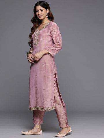 Varanga Women Beads And Sequins Embellished Kurta Paired With Bottom And Dupatta