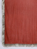 Varanga Women Rust Thread And Sequins Embroidred Kurta With Bottom And Dupatta