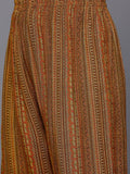 Varanga Women Multi Colour Round Neck Embroidered Yoke Printed Kurta Paired With Printed Bottom & Tie-Dye Dupatta