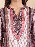 Varanga Women Multicolor Printed Winter Straight Kurta With Trousers And Printed Dupatta