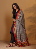 Varanga Women V Neck Kurta With Trouser And Printed Dupatta