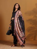 Varanga Women V Neck Kurta With Trouser And Printed Dupatta