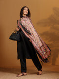 Varanga Women V Neck Kurta With Trouser And Printed Dupatta