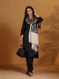 Varanga Women V Neck Kurta With Trouser And Printed Dupatta