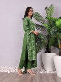 Green Jaal Thread Embroidered Straight Kurta With Trousers And Dupatta