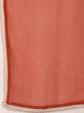 Varanga Women Chikankari Embroidered Gathered Kurta With Trouser & Dupatta