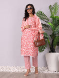 Varanga Women Ethnic Printed Kurta With Trouser & Dupatta