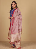 Varanga Women V Neck Straight Kurta With Pants & Dupatta