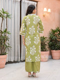 Varanga Women Ethnic Floral Printed V Neck Mirror Embroidered Kurta With Trouser & Dupatta