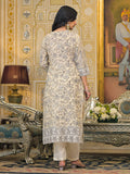 Varanga Women Floral & Paisely Printed Kurta With Trouser & Dupatta