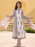 Varanga Women Floral Jaipuri Printed Gathered Princess Cut Flared Kurta With Trouser & Dupatta