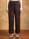 Varanga Women Floral Printed Angrakha Kurta with Trousers & with Dupatta