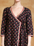Varanga Women Floral Printed Angrakha Kurta with Trousers & with Dupatta