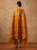 Varanga Women Floral Yoke Design Straight Kurta with Trousers & Dupatta