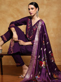 Varanga Women Floral Motif Thread Embroidered Yoke Kurta with Trouser & Dupatta