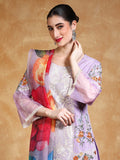 Varanga Women Floral Embroidered Regular Thread Work Pure Cotton Kurta with Trousers & with Dupatta