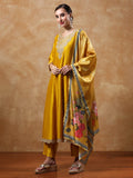 Varanga Women Yoke Design Regular Kurta with Trousers & with Dupatta