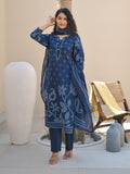 Varanga Women Floral Motif Bandhani Printed Sequin Embelished Kurta with Trouser & Dupatta