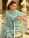 Varanga Women Floral Motif Thread Embroidered & Orangza Lace Detailed Kurta With Trouser & Dupatta