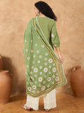 Varanga Women Kurta Set With Pin-Tucks Detailing And Overall Floral Motifs On Kurta And Dupatta
