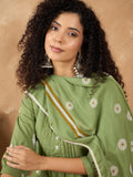 Varanga Women Kurta Set With Pin-Tucks Detailing And Overall Floral Motifs On Kurta And Dupatta