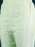 Varanga Chanderi Silk  Kurta Set With Trousers And A Brocade Dupatta.