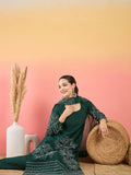 Varanga Hand-Embroidered Kurta Paired With Solid Ankle-Length Trousers And Embroidered Dupatta