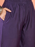 Varanga Kurta  With Hand Embroidery, Paired With  Trousers And  Thread-Embroidered Dupatta.
