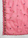 Varanga Kurta  With Hand Embroidery, Paired With  Trousers And  Thread-Embroidered Dupatta.