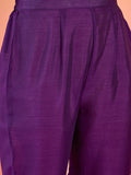 Varanga Kurta With Zari Embroidered Yoke And Border, Paired With Solid  Trousers And A Matching Bordered Dupatta.
