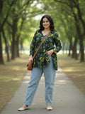 Shor Fusion Top  Printed