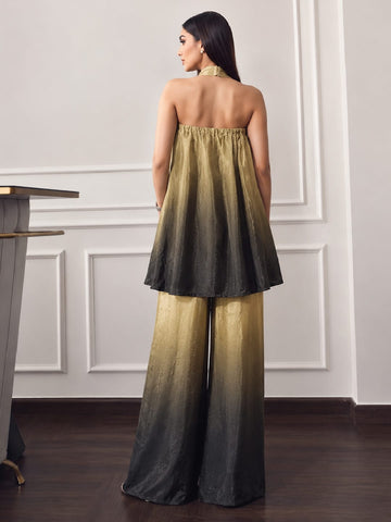 Varanga Women Ombre Dyed Top with Palazzos