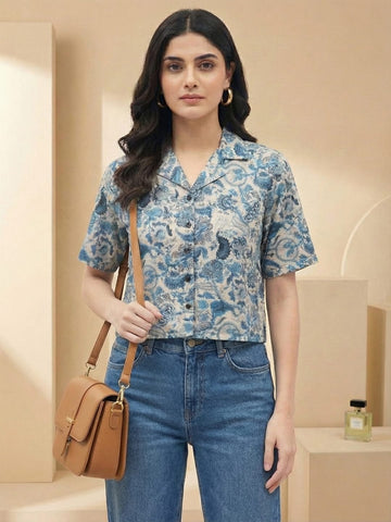 Varanga Women Summer Floral printed Top