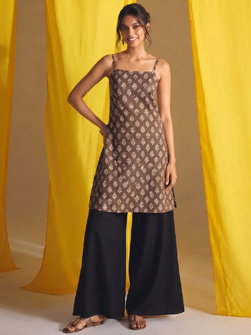 The Sunday-Cafe Espresso Women's Kurta