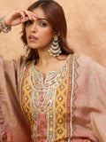 Varanga Women Ethnic Printed Mirror & Gota Embelished Kaftan With Dhoti Pants