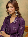 Bandhani Printed Kurta With Trouser