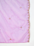 Embroidered Yoke Kurta With Trouser And Dupatta