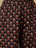 Varanga Women Floral Printed Angrakha Kurta with Trousers & with Dupatta