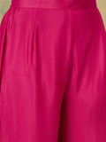 Varanga Women Zari Embroidered Yoke Kurta With Sharara And Dupatta