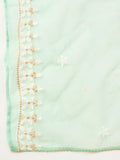 Varanga Women Ethnic Motifs Embroidered Thread Work Kurta with Trousers & With Dupatta