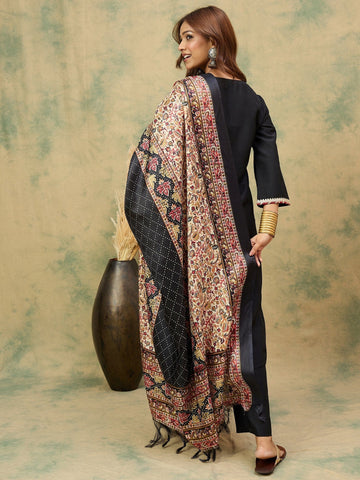 Varanga Women Regular Kurta with Trousers & with Dupatta