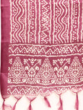 Varanga Violet Regular Round neck Kurta With Trousers & Dupatta