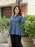 Varanga Women Floral Printed Peplum Short Kurti