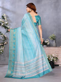 Ethnic Motifs Zari Woven Design Banarasi Saree